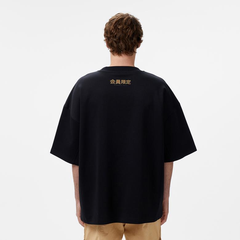 UNITED4 Erkek Siyah T-Shirt
