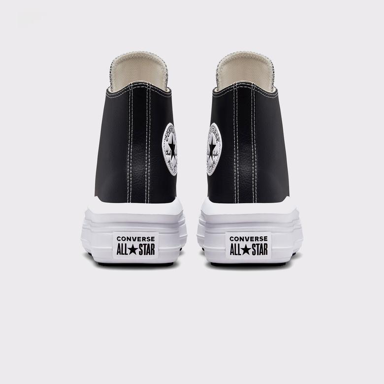 Converse Chuck Taylor All Star Move Platform Foundational Leather Unisex Siyah Sneaker