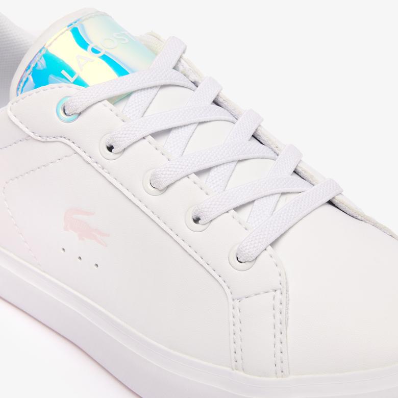 Lacoste Powercourt Çocuk Beyaz Sneaker