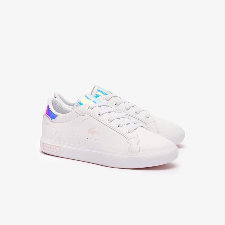Lacoste Powercourt Çocuk Beyaz Sneaker