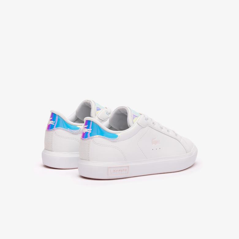 Lacoste Powercourt Çocuk Beyaz Sneaker