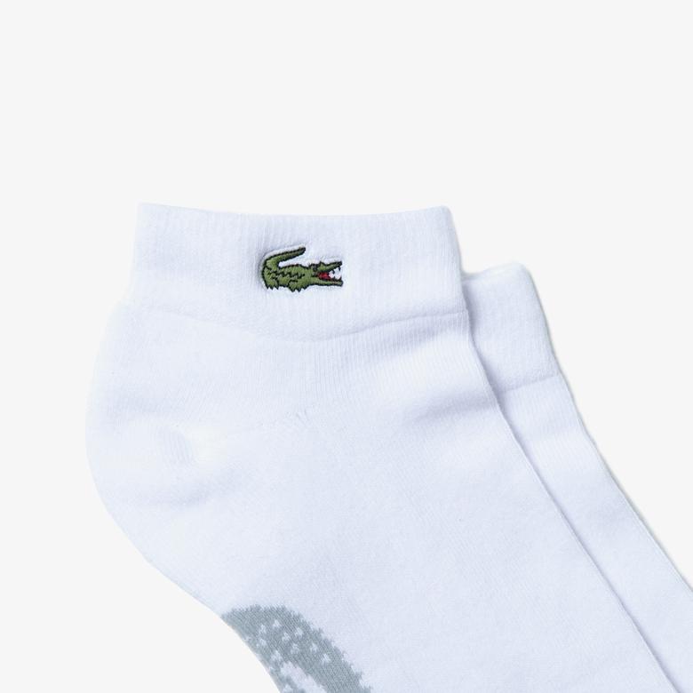 Lacoste Erkek Baskılı Beyaz Çorap