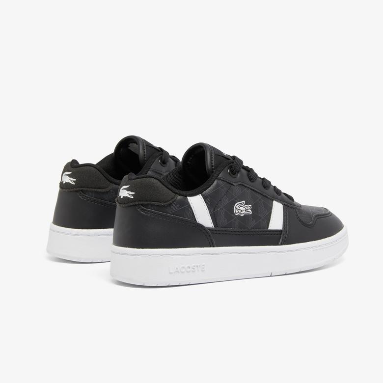 Lacoste T-Clip Çocuk Siyah/Beyaz Sneaker
