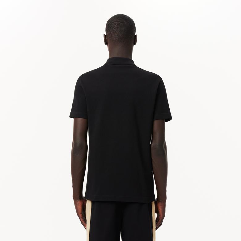 Lacoste Erkek Regular Fit Renk Bloklu Siyah Polo