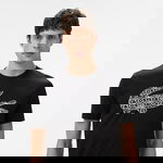 Lacoste Erkek Regular Fit Bisiklet Yaka Baskılı Siyah T-Shirt