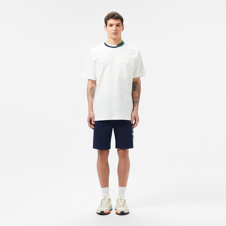 Lacoste Erkek Bisiklet Yaka Beyaz T-Shirt
