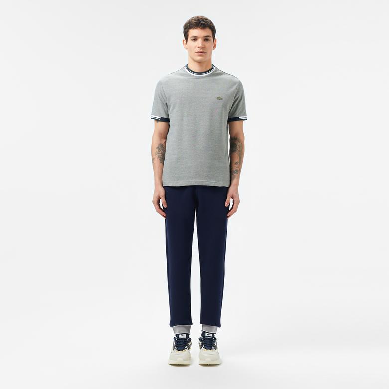 Lacoste Erkek Regular Fit Bisiklet Yaka Gri T-Shirt