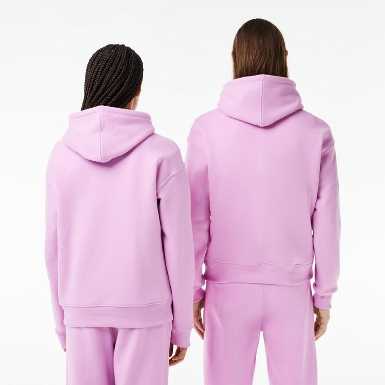 Lacoste Unisex Loose Fit Hooded Organic Cotton Jogger Sweatshirt