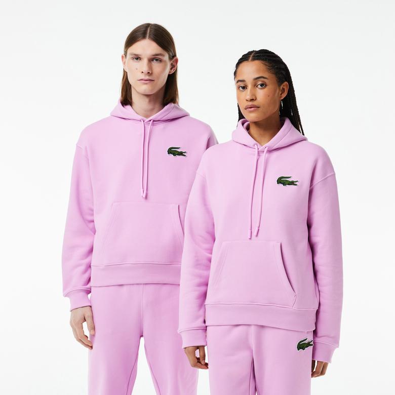 Lacoste Unisex Loose Fit Hooded Organic Cotton Jogger Sweatshirt