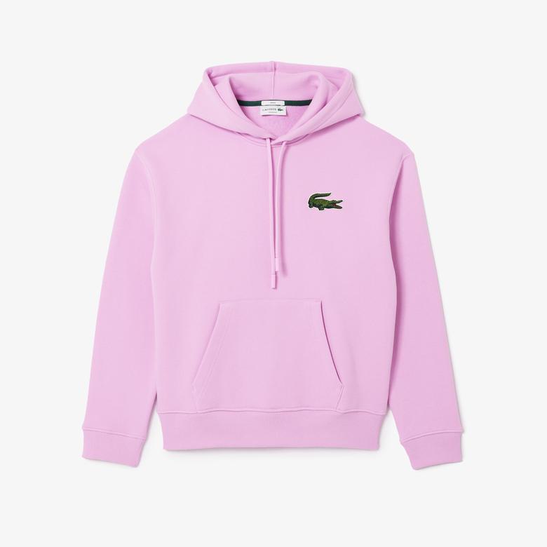 Lacoste Unisex Loose Fit Hooded Organic Cotton Jogger Sweatshirt
