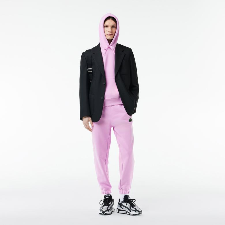 Lacoste Unisex Loose Fit Hooded Organic Cotton Jogger Sweatshirt