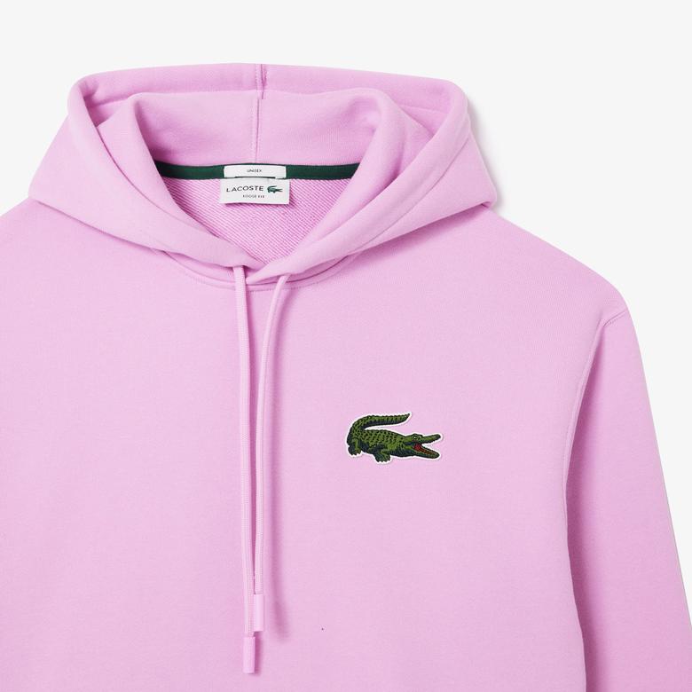 Lacoste Unisex Loose Fit Hooded Organic Cotton Jogger Sweatshirt