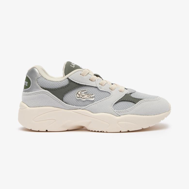 Lacoste Storm 96 Lo Vintage Çocuk Gri Sneaker
