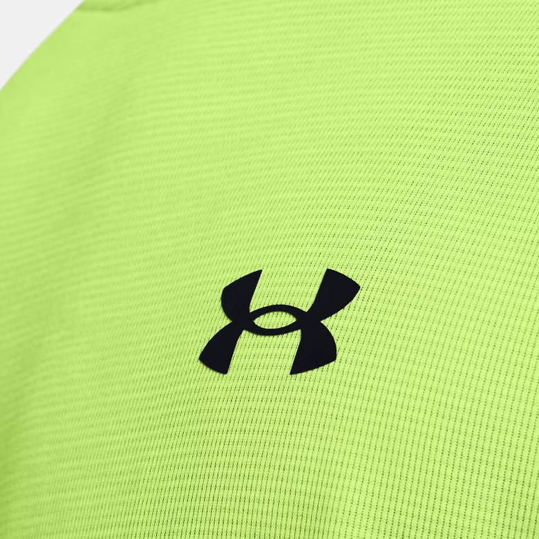 Under Armour Tech Textured Erkek Sarı Antrenman T-Shirt