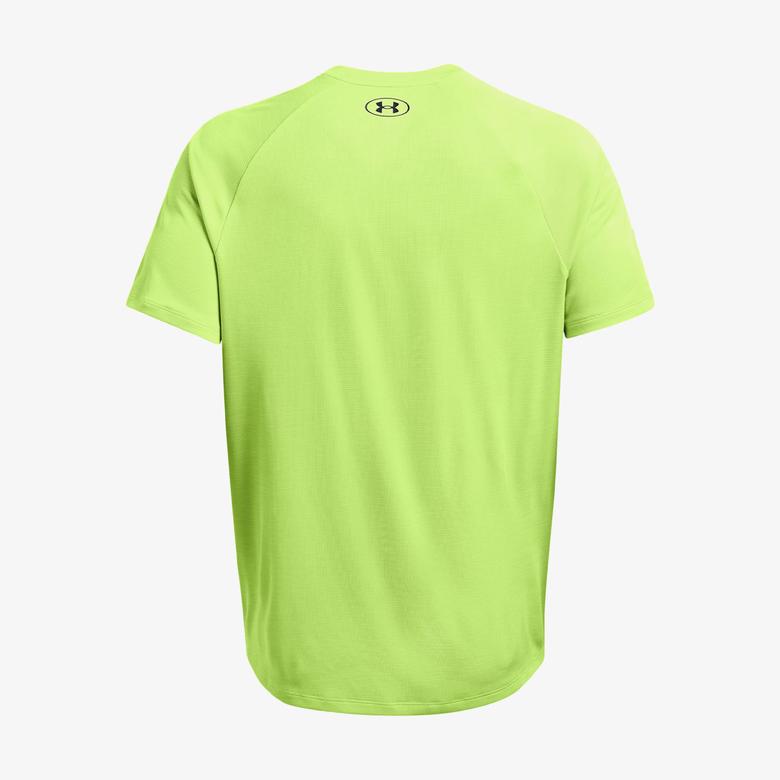 Under Armour Tech Textured Erkek Sarı Antrenman T-Shirt