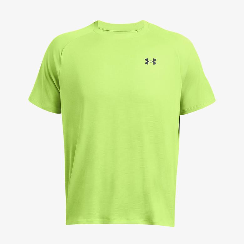 Under Armour Tech Textured Erkek Sarı Antrenman T-Shirt