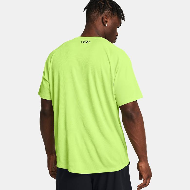 Under Armour Tech Textured Erkek Sarı Antrenman T-Shirt
