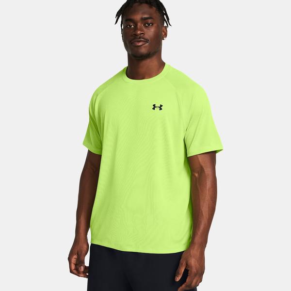 Under Armour Tech Textured Erkek Sarı Antrenman T-Shirt