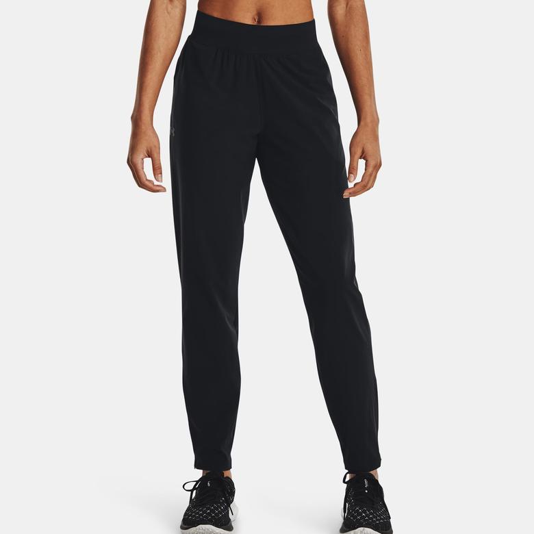 Under Armour OutRun Kadın Siyah Koşu Eşofman Altı