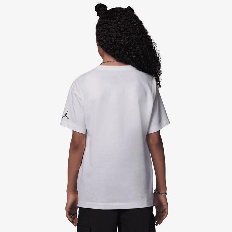 Jordan Six Flowers Çocuk Beyaz T-Shirt