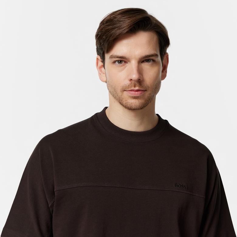 Boss Erkek Kahverengi T-Shirt