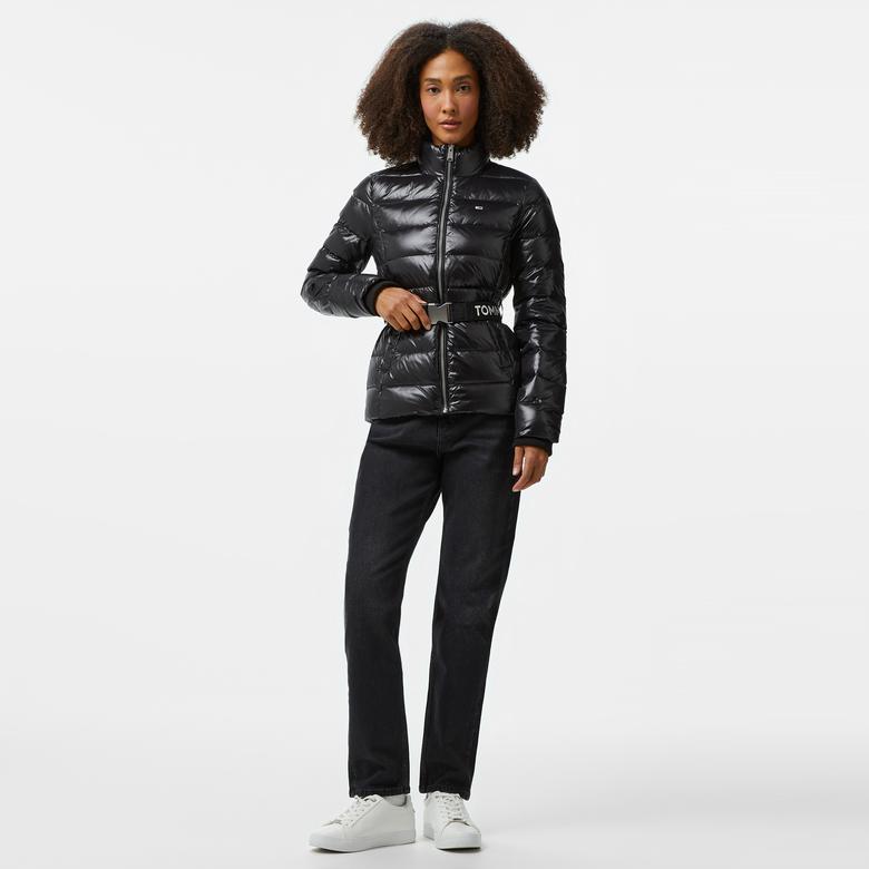 Tommy Jeans Kadın Siyah Mont