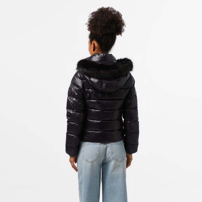 Tommy Hilfiger Kadın Siyah Mont