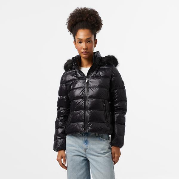 Tommy Hilfiger Kadın Siyah Mont