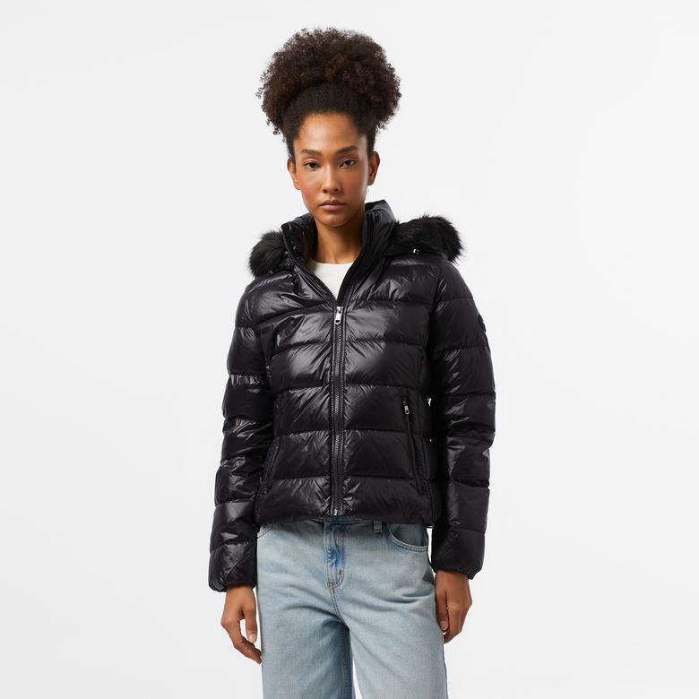 Tommy Hilfiger Kadın Siyah Mont