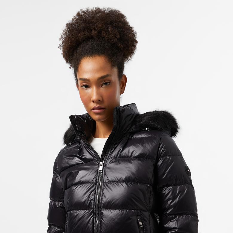 Tommy Hilfiger Kadın Siyah Mont