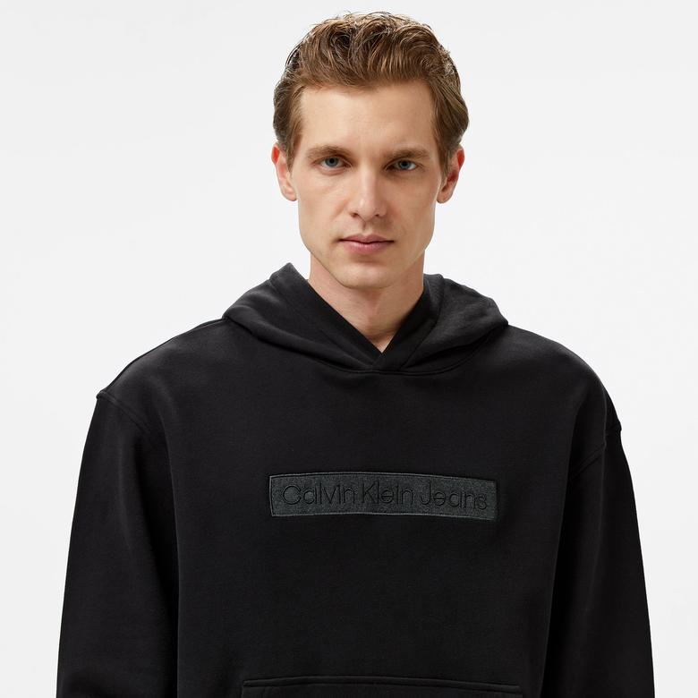 Calvin Klein Jeans Erkek Siyah Sweatshirt