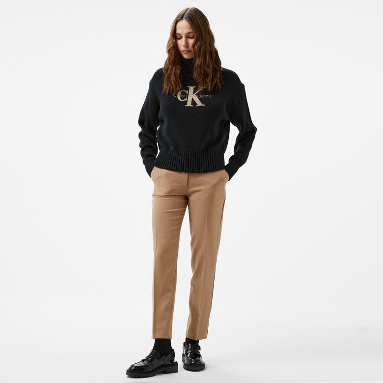 Calvin Klein Jeans Kadın Siyah Triko