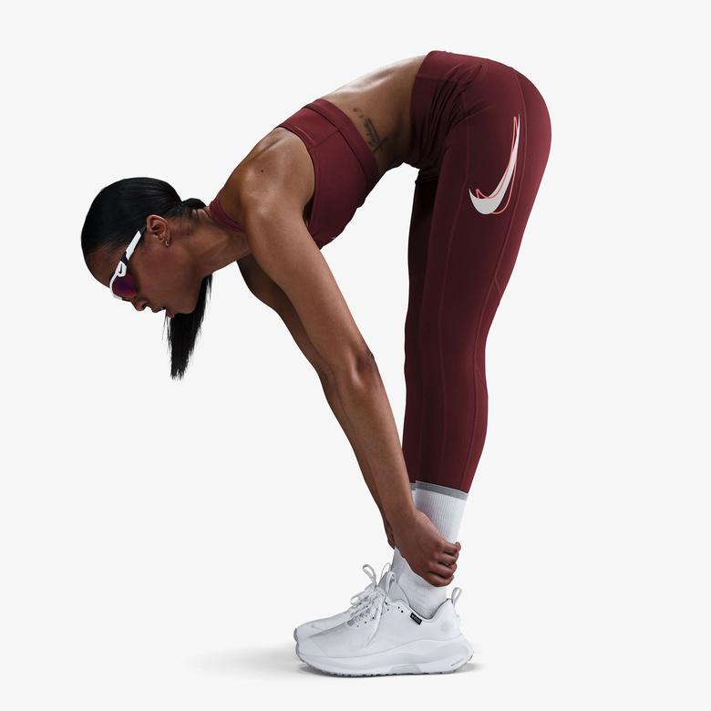 Nike Fast Kadın Bordo Koşu Taytı