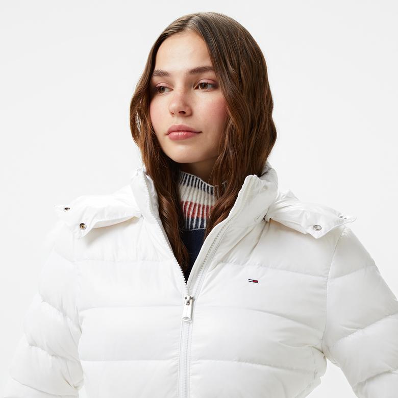 Tommy Jeans Kadın Beyaz Mont