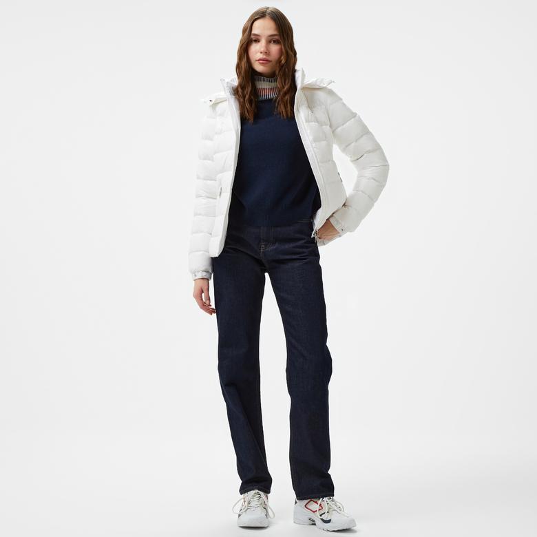 Tommy Jeans Kadın Beyaz Mont