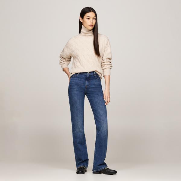 Tommy Hilfiger Kadın Bej Triko