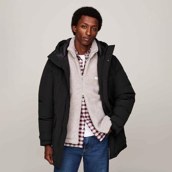 Tommy Hilfiger Erkek Siyah Mont