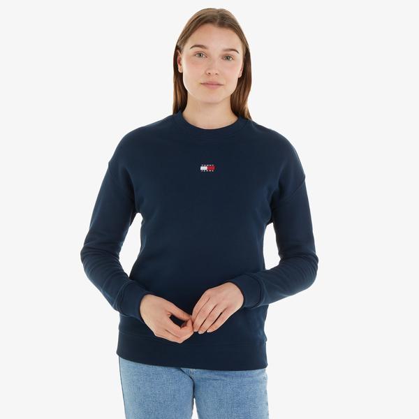 Tommy Hilfiger Kadın Mavi Sweatshirt