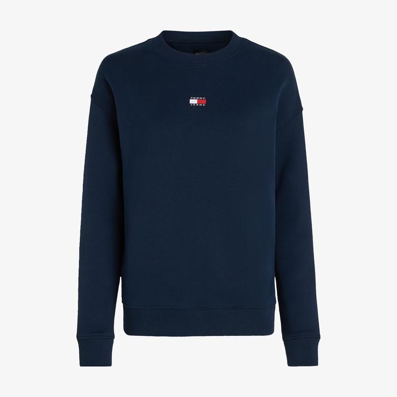 Tommy Hilfiger Kadın Mavi Sweatshirt