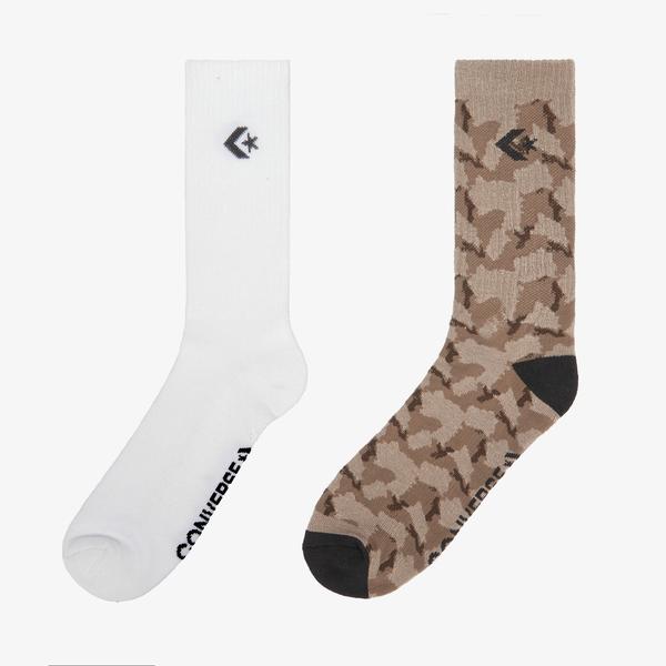 Converse Camo Crew Unisex Renkli Çorap