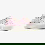 Converse Chuck Taylor All Star Lift Rose Cross Stitch Unisex Pembe Platform Sneaker