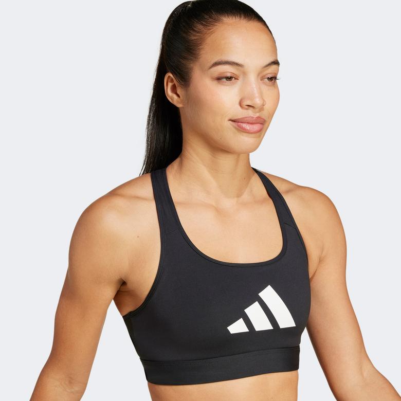 adidas Powerreact Graphic Kadın Siyah Bra