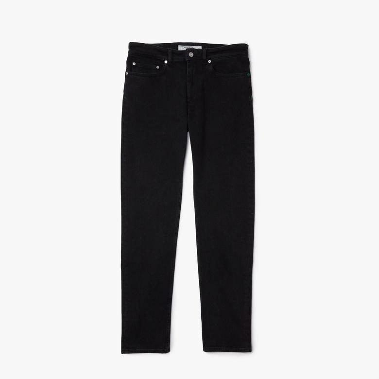 Lacoste Erkek Slim Fit Siyah Jean Pantolon