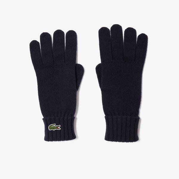 Lacoste Unisex Lacivert Eldiven