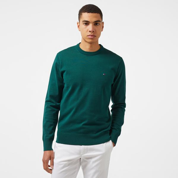 Tommy Hilfiger Erkek Yeşil Triko
