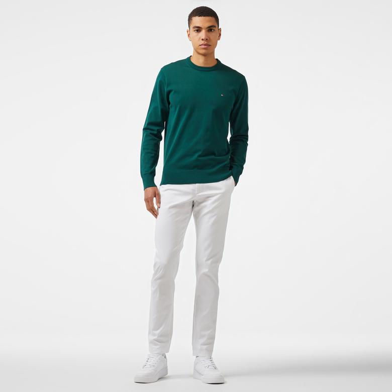 Tommy Hilfiger Erkek Yeşil Triko