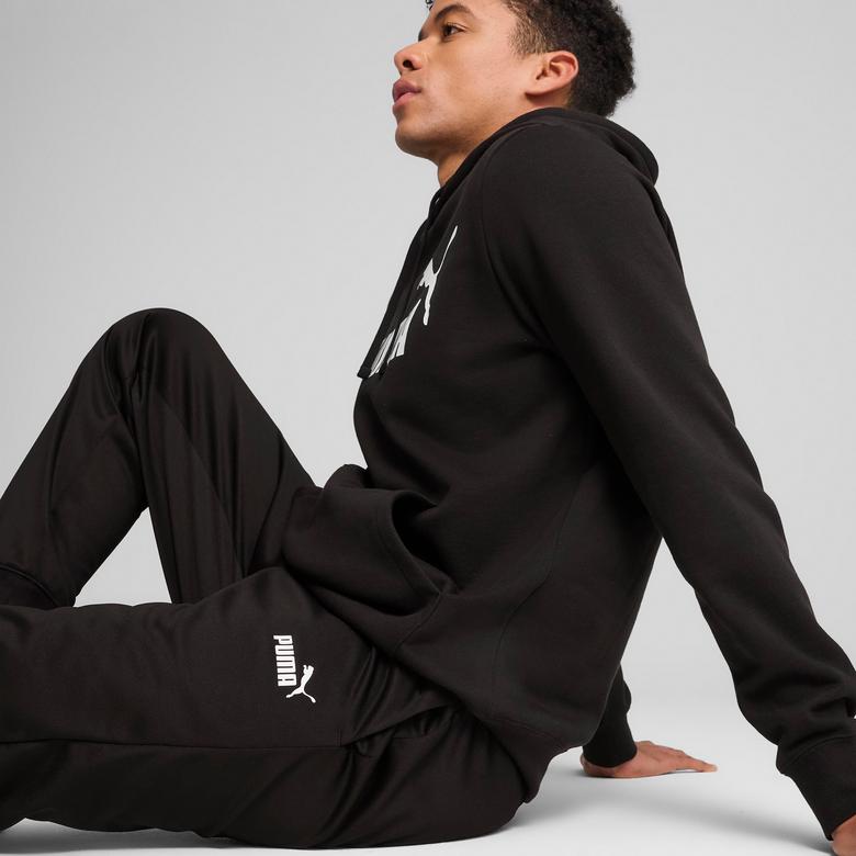 Puma Ess No 1 Logo Poly Erkek Siyah Eşofman Altı