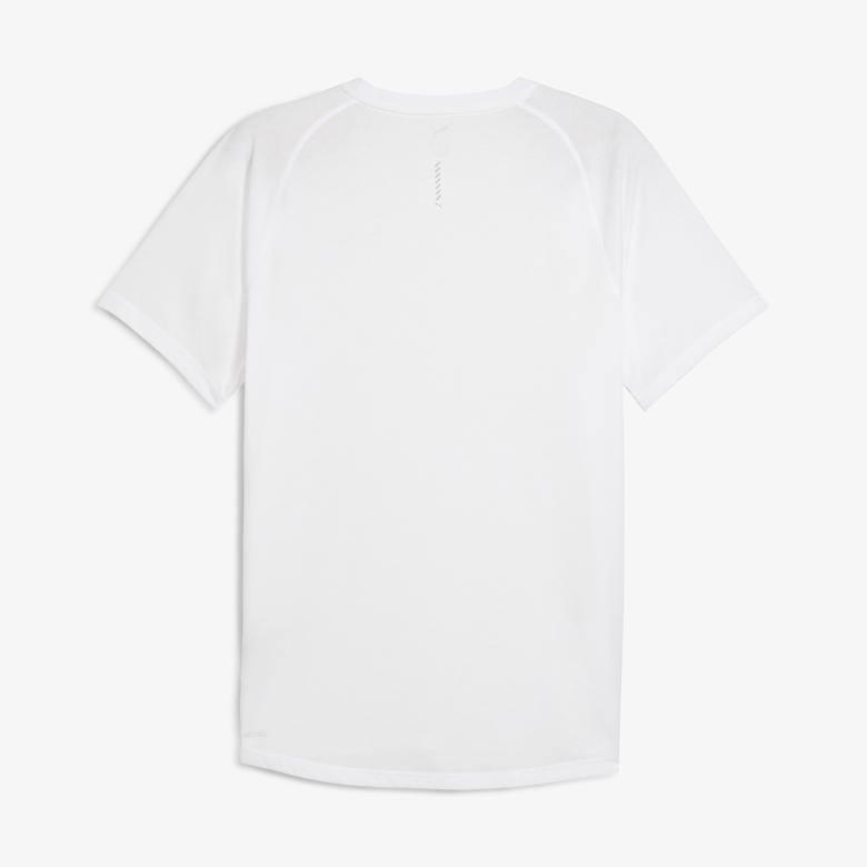 Puma Run Velocity Tri-Blend Erkek Beyaz T-Shirt