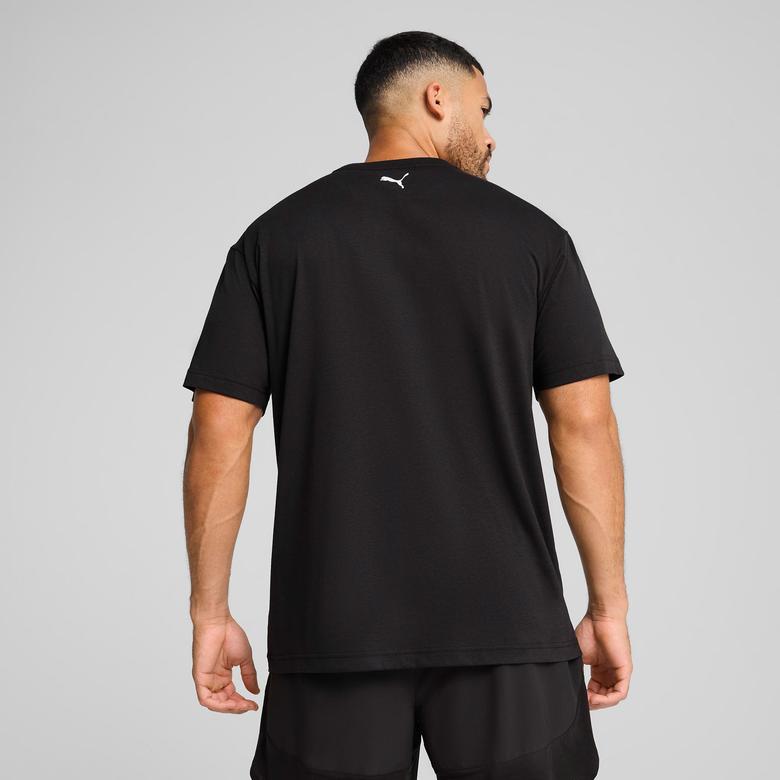 Puma Graphics Erkek Siyah Antrenman T-Shirt