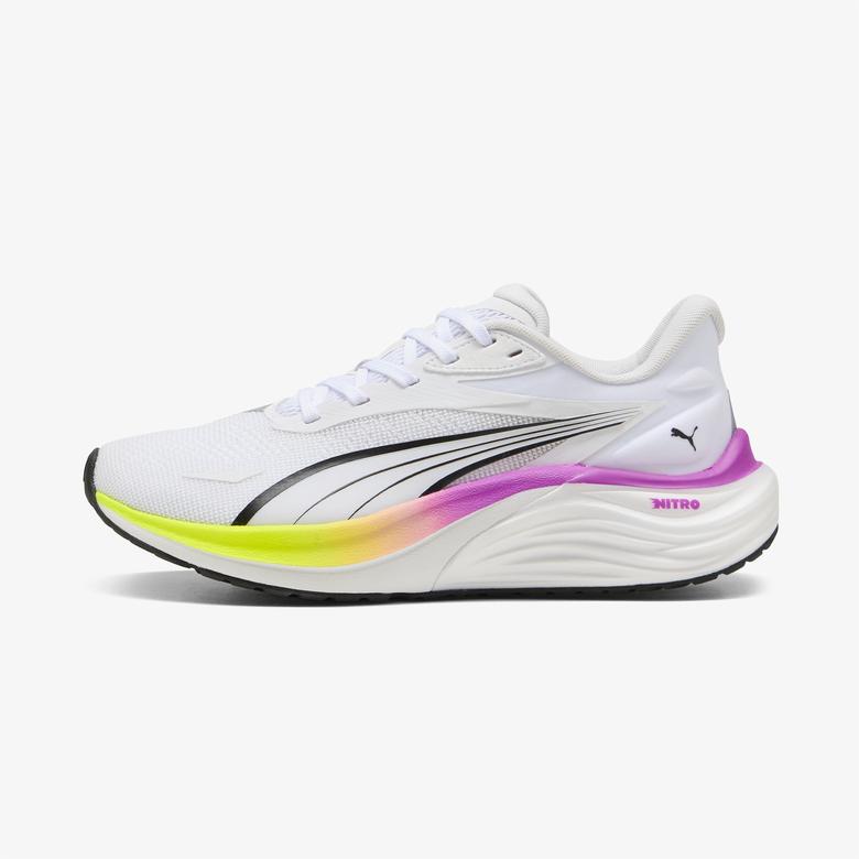 Puma Electrify Nitro 4 Kadın Beyaz Koşu Ayakkabısı